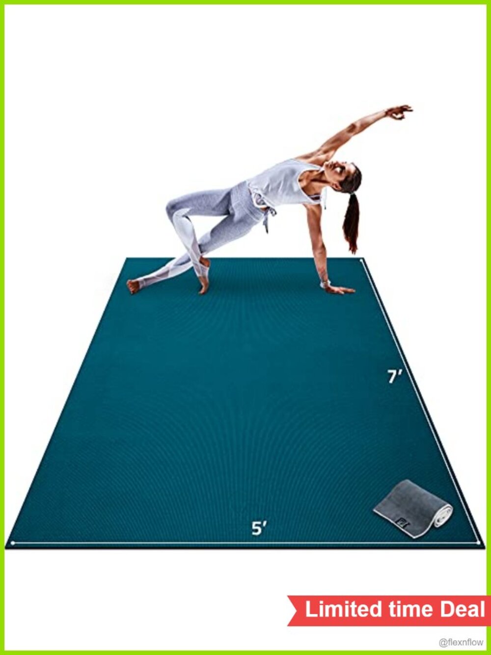 Extra Thick Non-Slip Yoga Mat 8mm Large Exercise Mat with Carry Bag